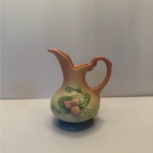 Vintage Hull Pottery vase Made in USA pink green blue
